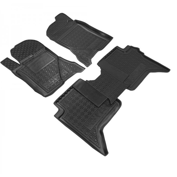 Коврики в салон для Volkswagen Amarok 2 '22-, резиновые (AVTO-Gumm)