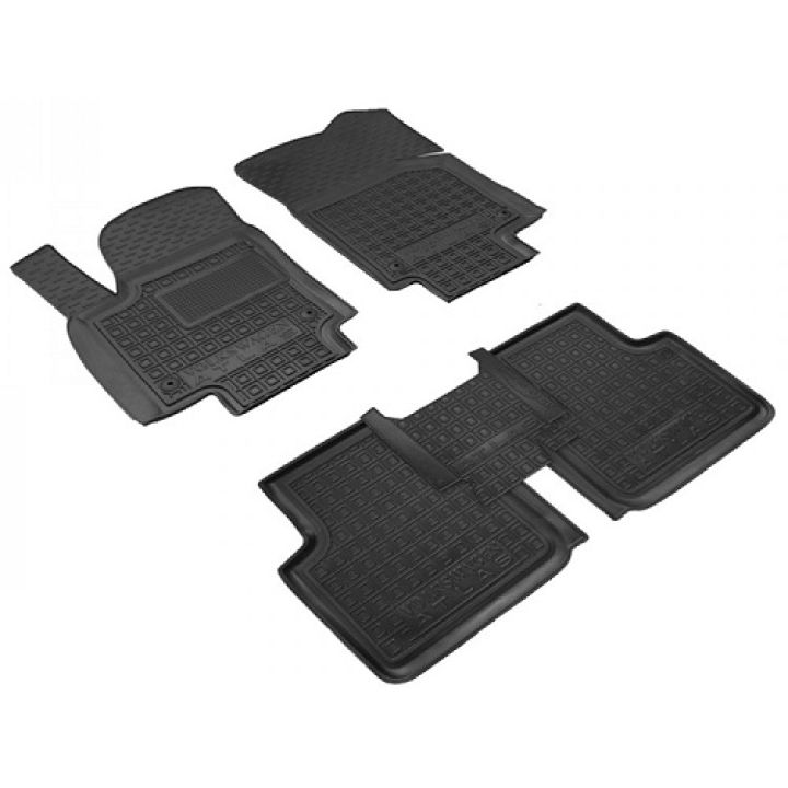Коврики в салон для Volkswagen Atlas '17-, резиновые (AVTO-Gumm)