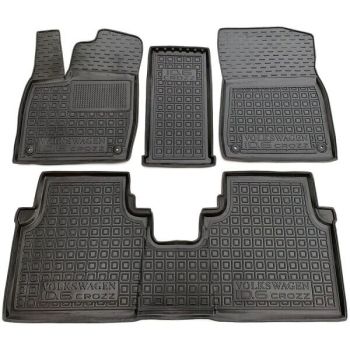 Коврики в салон для Volkswagen iD.6 '21- Crozz, резиновые (AVTO-Gumm)