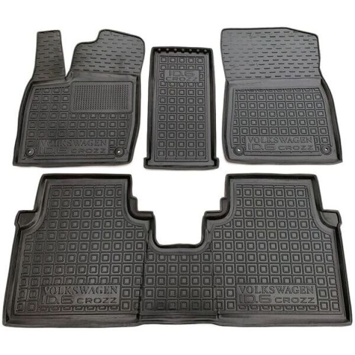 Коврики в салон для Volkswagen iD.6 '21- Crozz, резиновые (AVTO-Gumm)