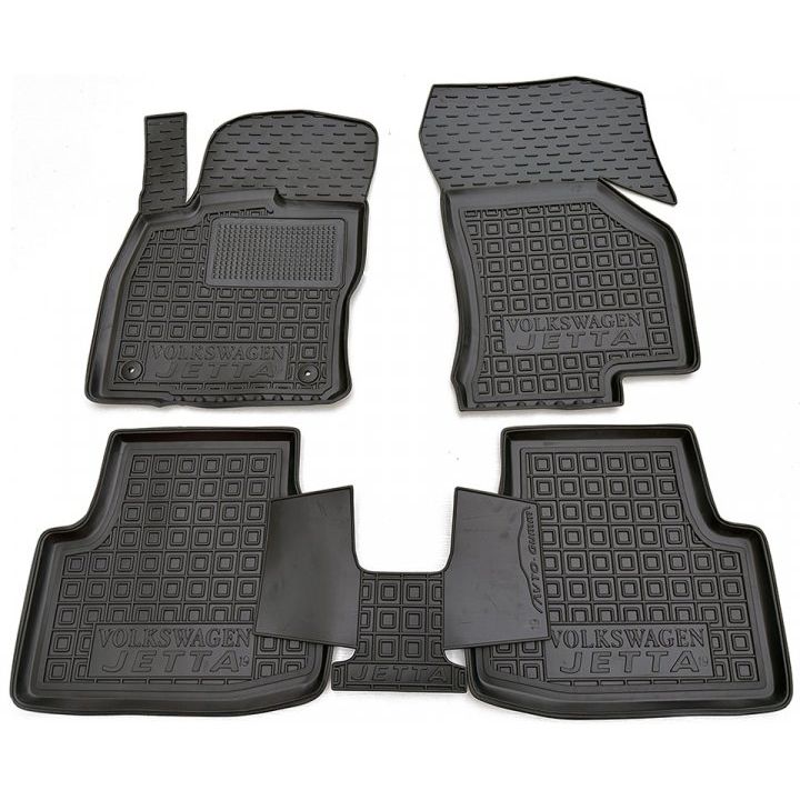 Коврики в салон для Volkswagen Jetta 7 '20-, резиновые (AVTO-Gumm)