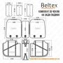 Универсальные чехлы на сиденья 3D Montana бежевый, (Beltex)