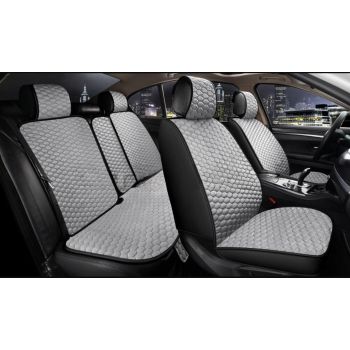 Универсальные чехлы на сиденья Sota plus, серый / черный / серый (CarFashion)