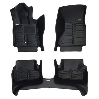 Коврики в салон для BMW 3 F34 GT '13-19 экокожа, черные (Skopa)