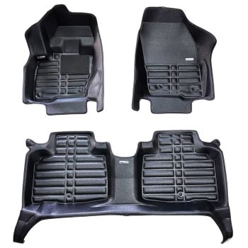Коврики в салон для Lincoln MKX / Nautilus '15-, из экокожи черные (Skopa)