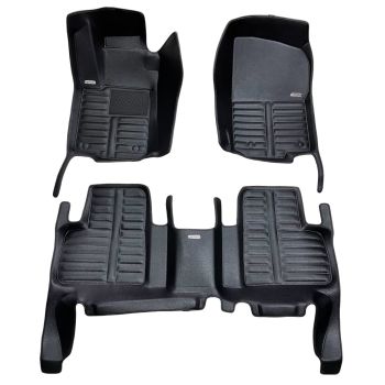 Коврики в салон для Mercedes CLS-Class C218 '10-18, из экокожи черные (Skopa)
