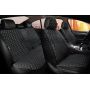 Универсальные чехлы на сиденья Sultan plus, черный / белый (CarFashion)