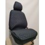 Универсальные чехлы на сиденья Sultan plus, черный / синий (CarFashion)