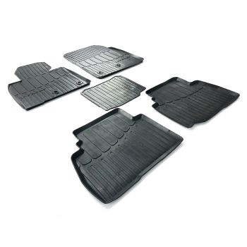 Коврики в салон оригинальные для Toyota Land Cruiser 200 '07-21, резиновые (Original)