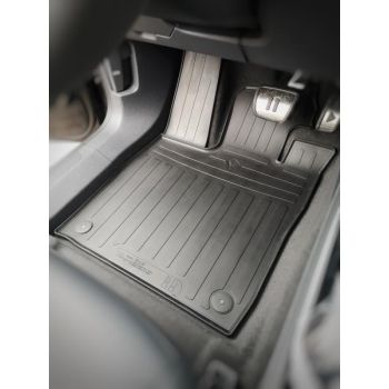 Коврики в салон для Volkswagen iD. 4 '20-, резиновые черные (Stingray)